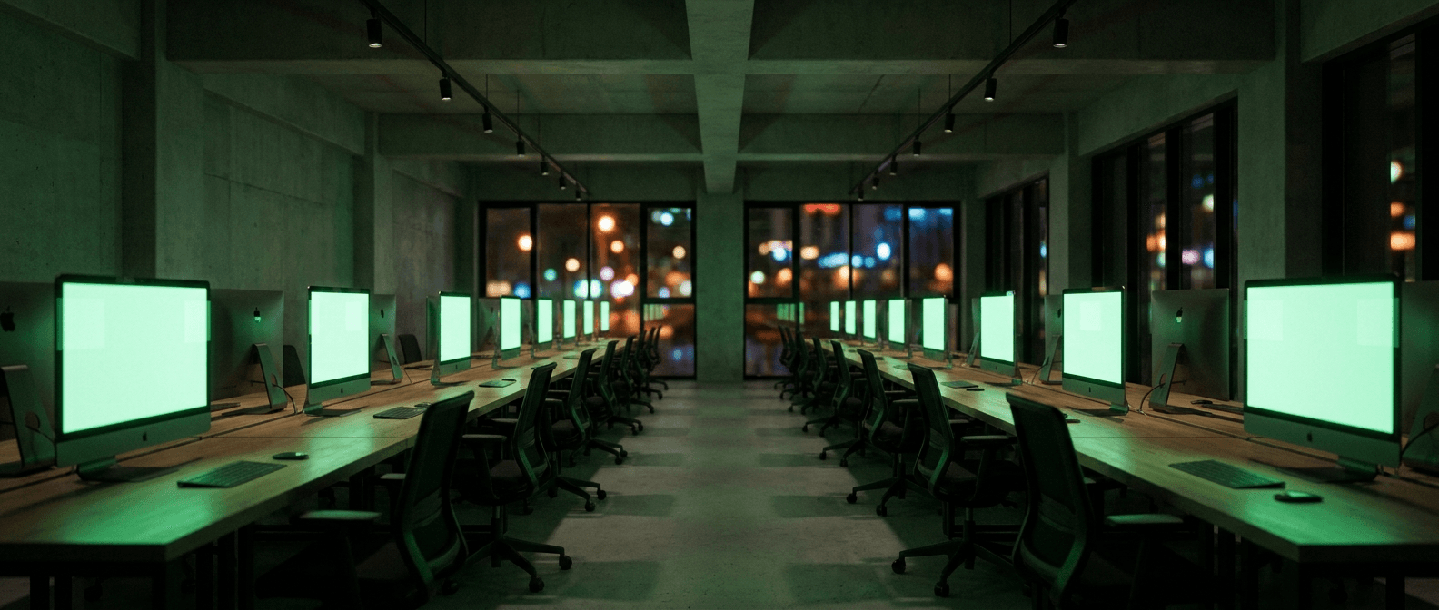 Studioul de design AMX, noaptea